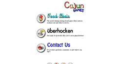 Desktop Screenshot of cajungames.com